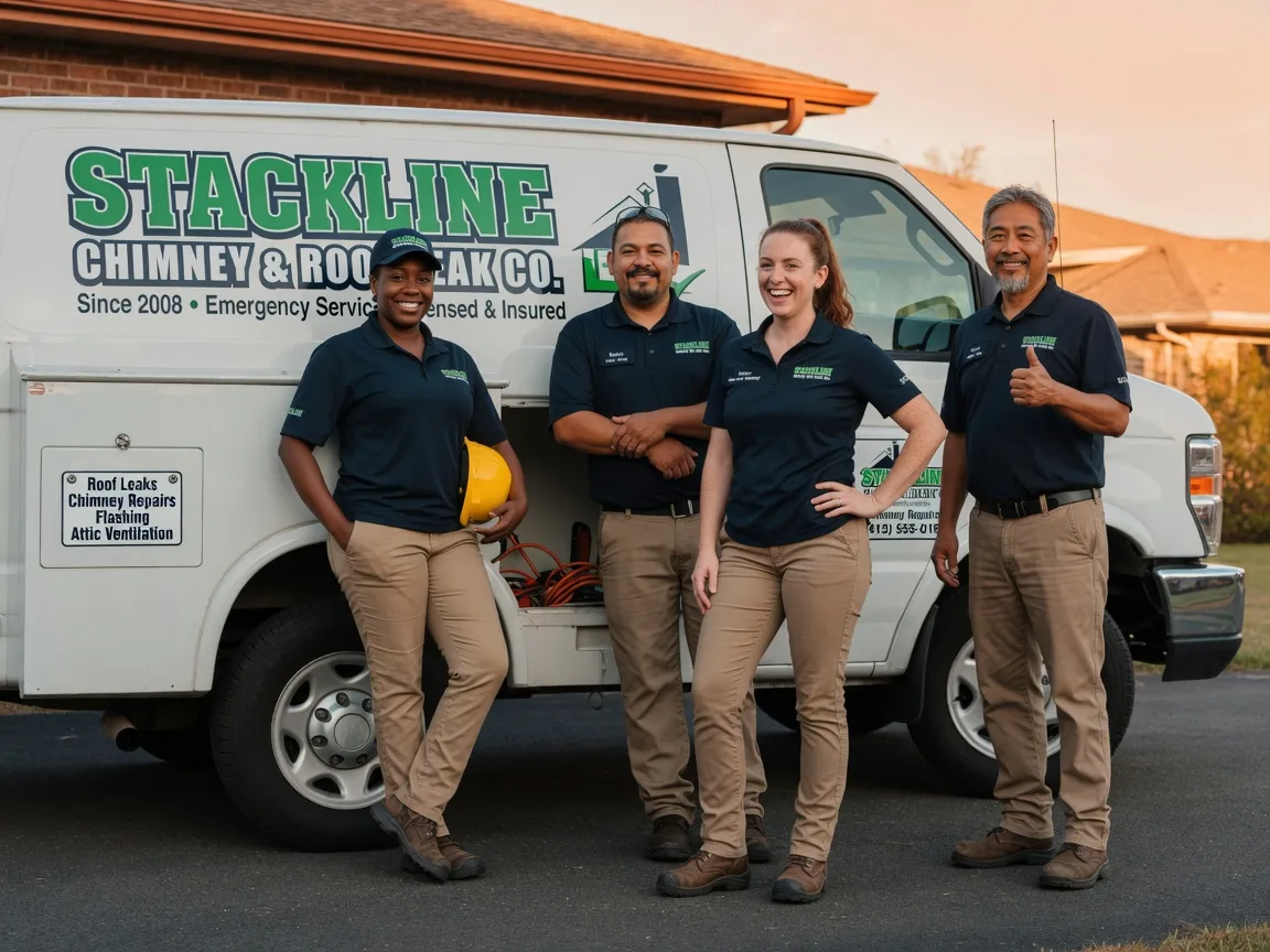 Chimney flashing repair company in Katy, TX